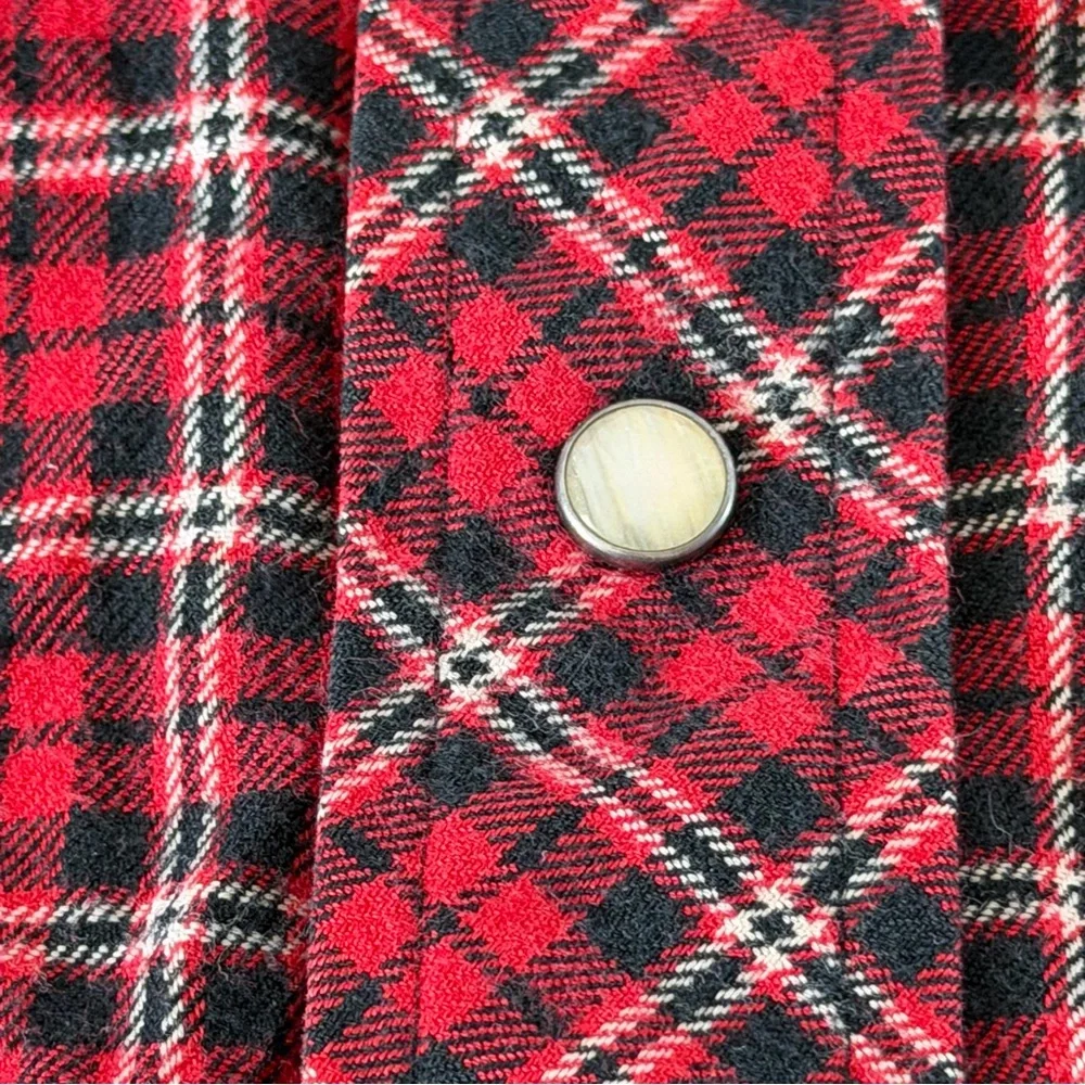 Vintage Ralph Lauren Women’s Slim Fit 100% Cotton Pearl Snap Size 6 - Picture 7 of 16